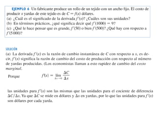 Derivada y Razones de Campbio - Tangente