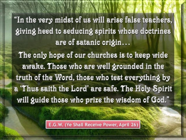 Sabbath school lesson 11, 2nd quarter of 2017