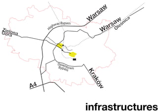 aw
                                  a rs
                    y Bypass
                                 W           aw
                ghwa
                                         ars
Zielo                                  W

               Hi
Góra na




                    Down
                    Bypa to wn
                        ss



                                 Kr
                                  ak
                                     ó
          A4
                                      w
                                 infrastructures
 