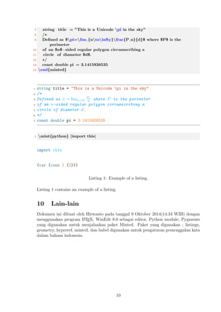 le yang dikompilasi, yaitu 
1 pd
atex shellescape 
5 
 
