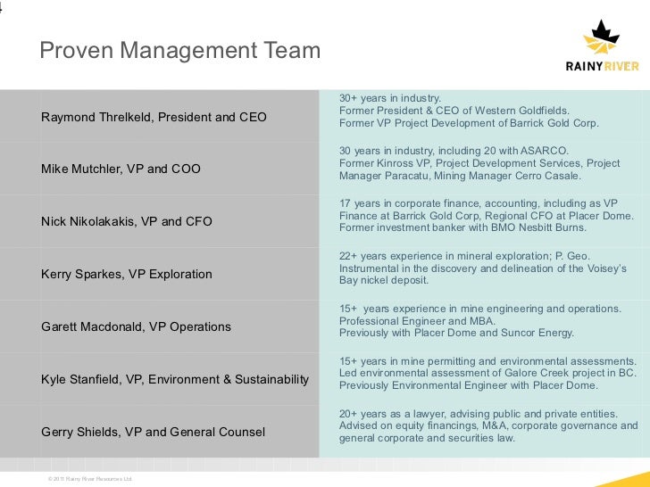 burns p resources ltd Presentation Corporate Resources Rainy River Ltd.