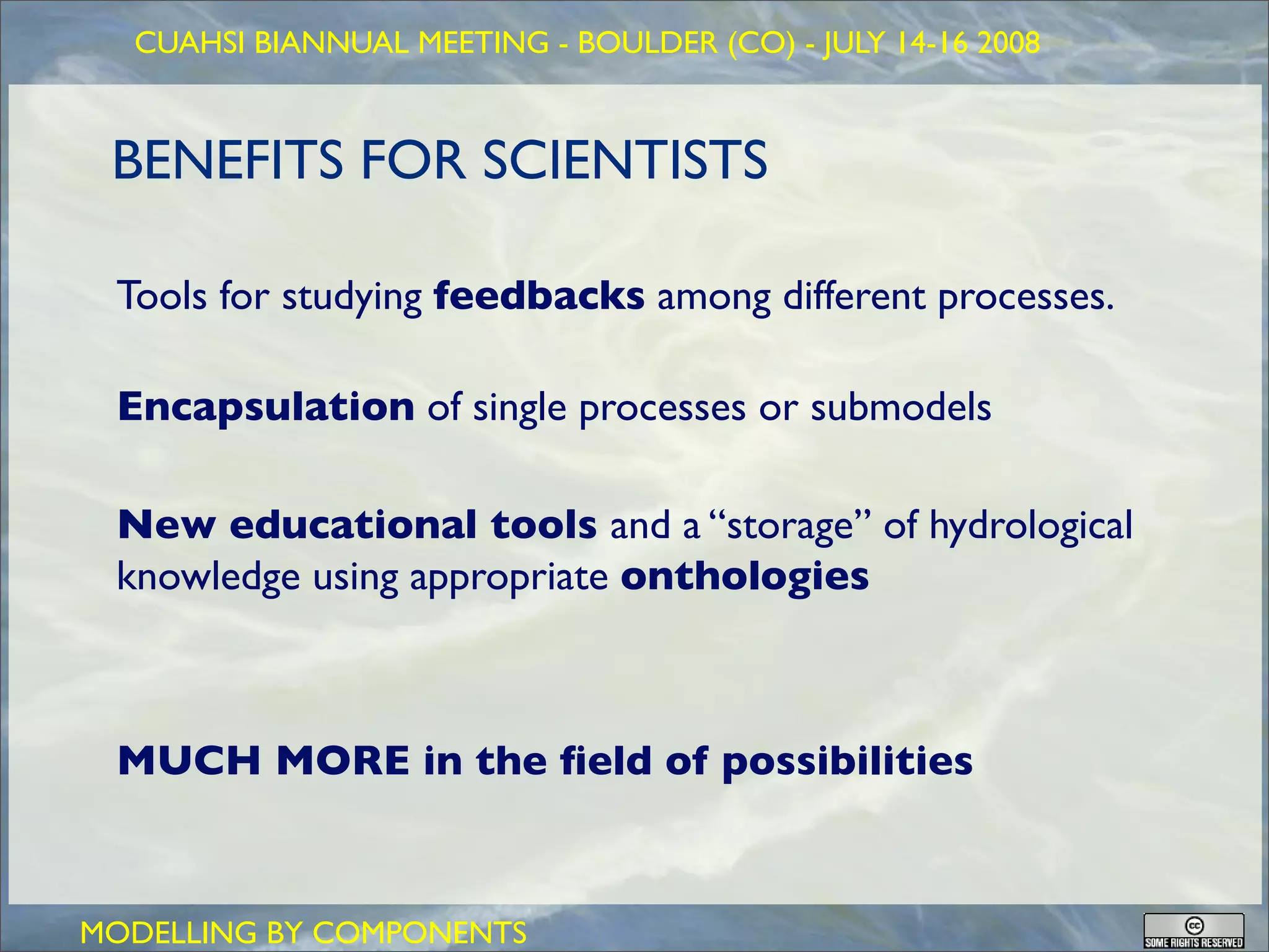 GEOFRAME: a system for doing hydrology by computer