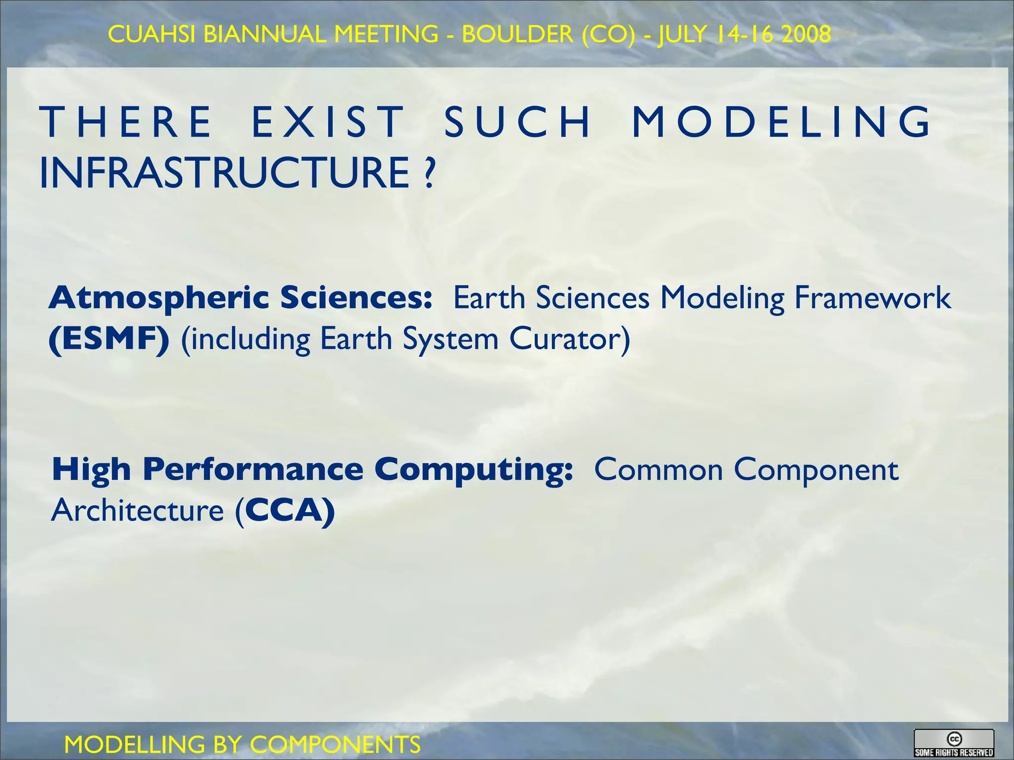 GEOFRAME: a system for doing hydrology by computer