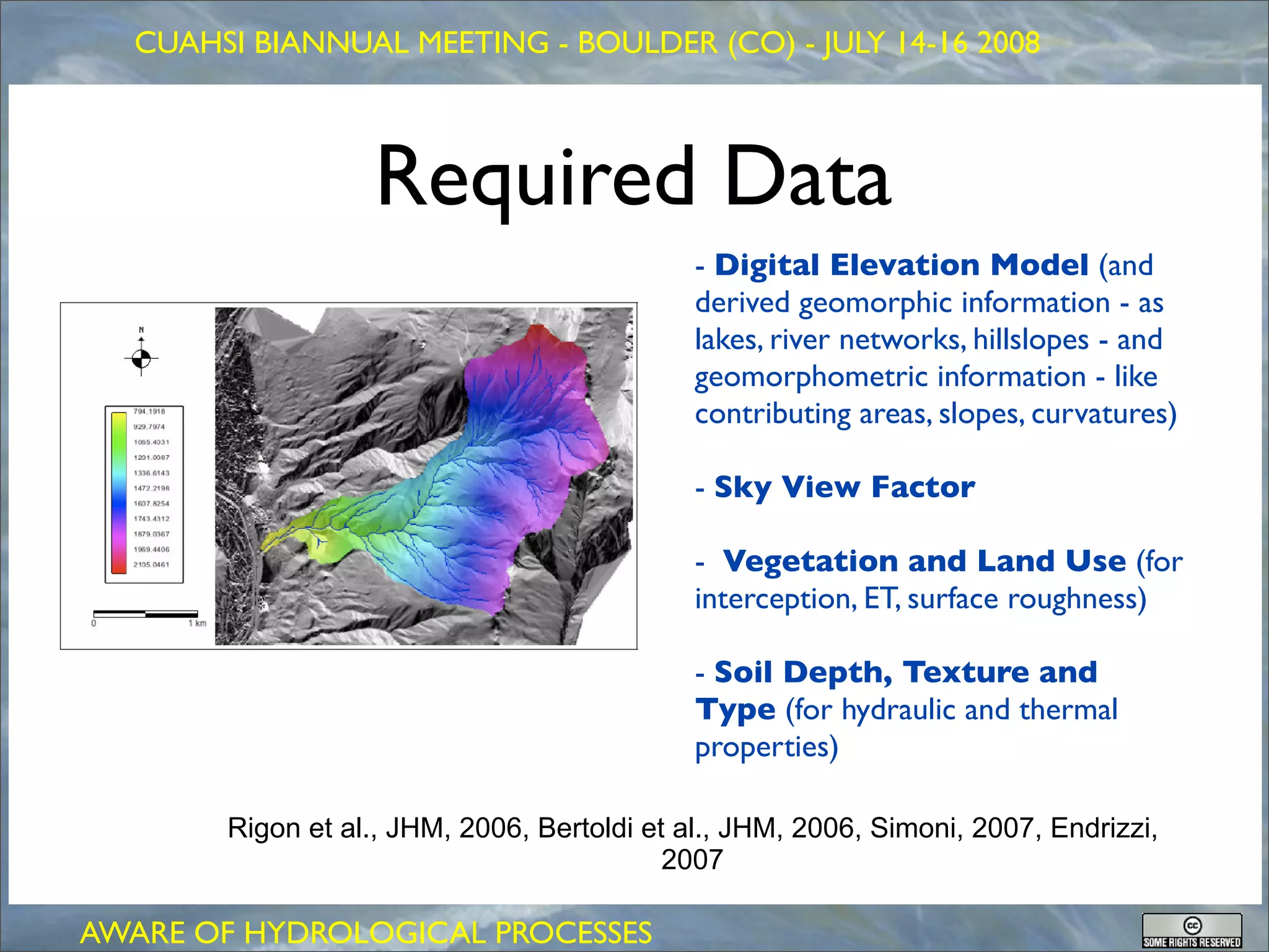 GEOFRAME: a system for doing hydrology by computer