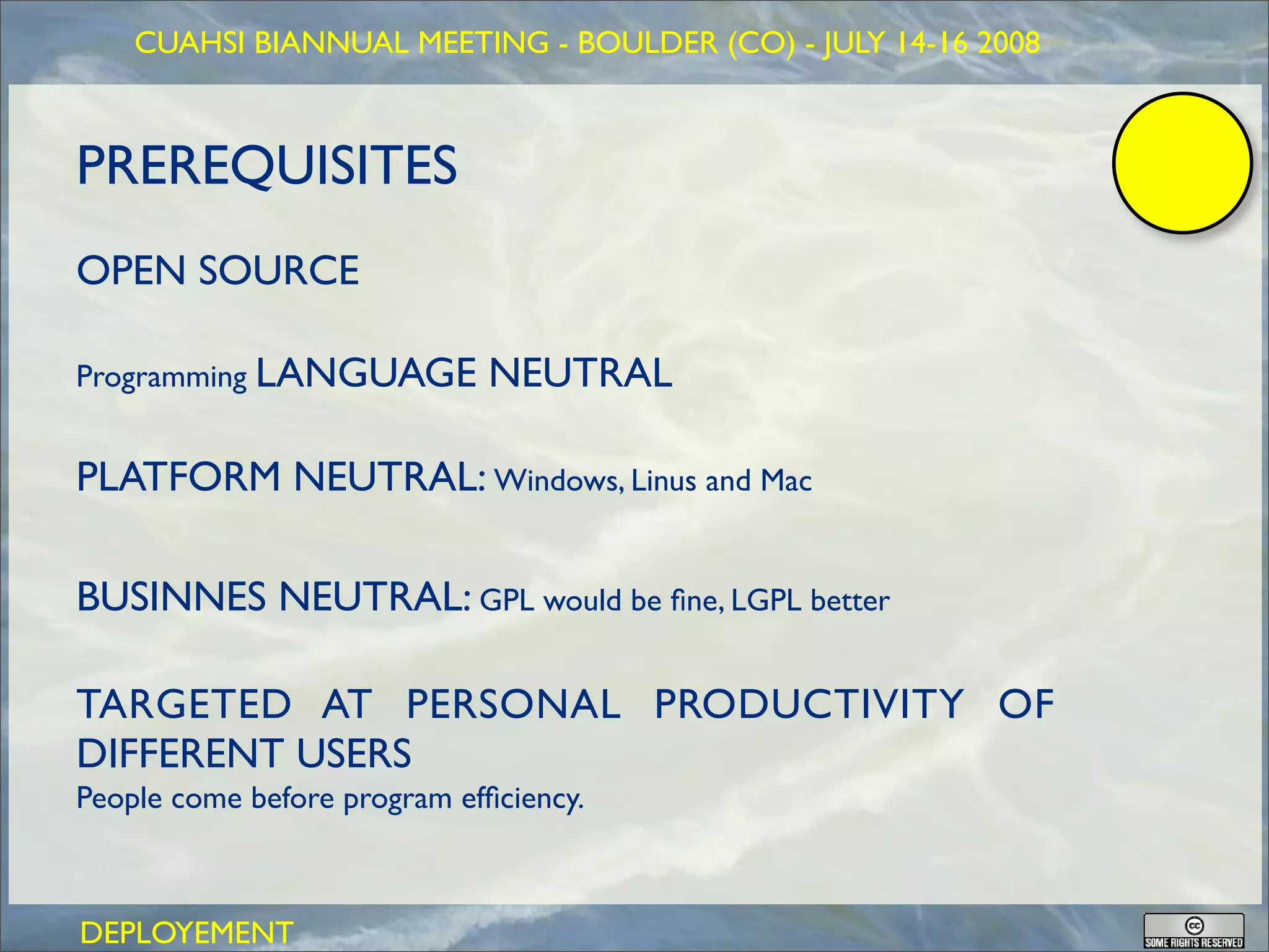 GEOFRAME: a system for doing hydrology by computer