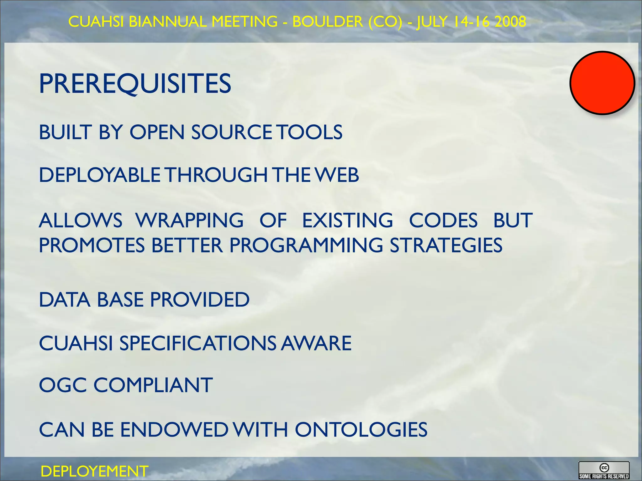 GEOFRAME: a system for doing hydrology by computer