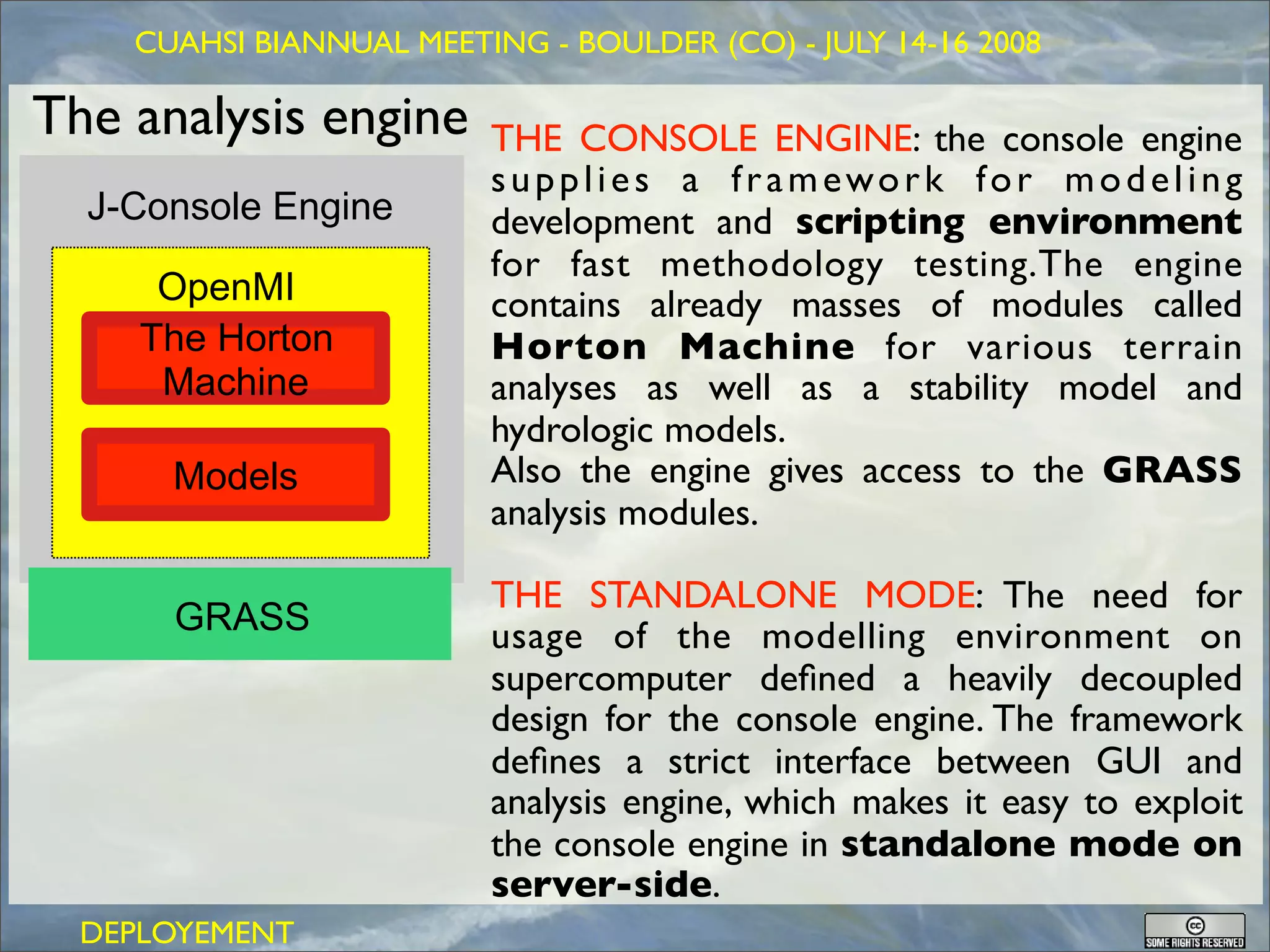 GEOFRAME: a system for doing hydrology by computer