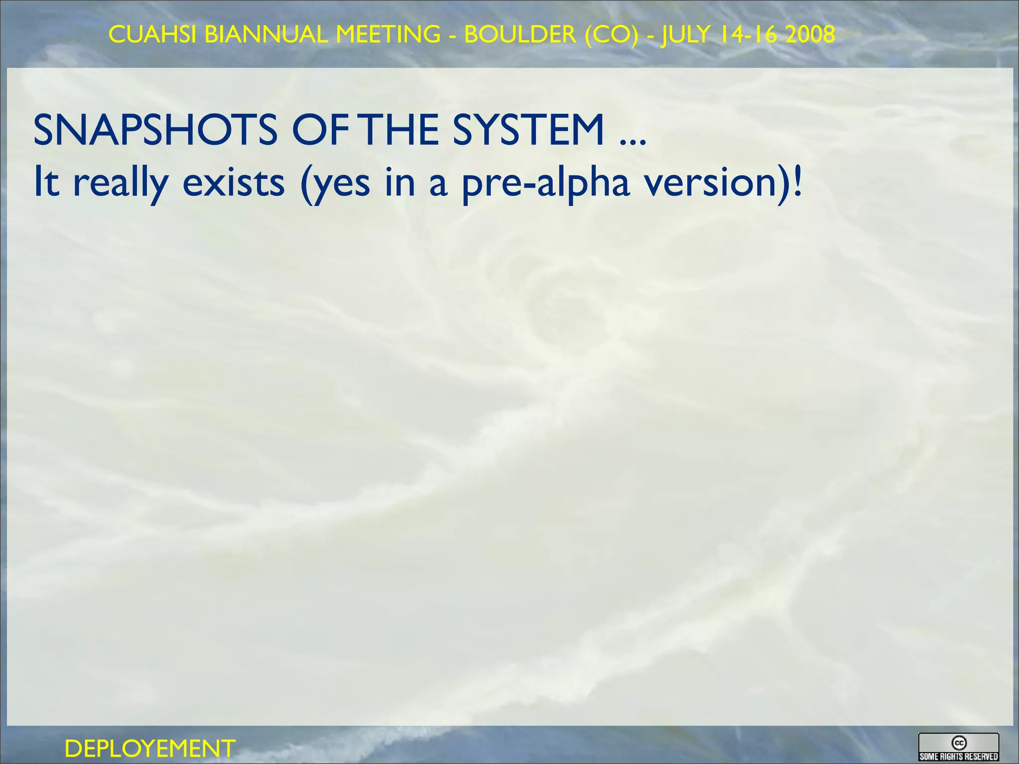 GEOFRAME: a system for doing hydrology by computer