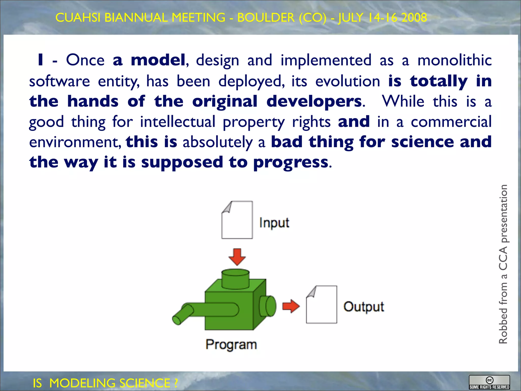 GEOFRAME: a system for doing hydrology by computer