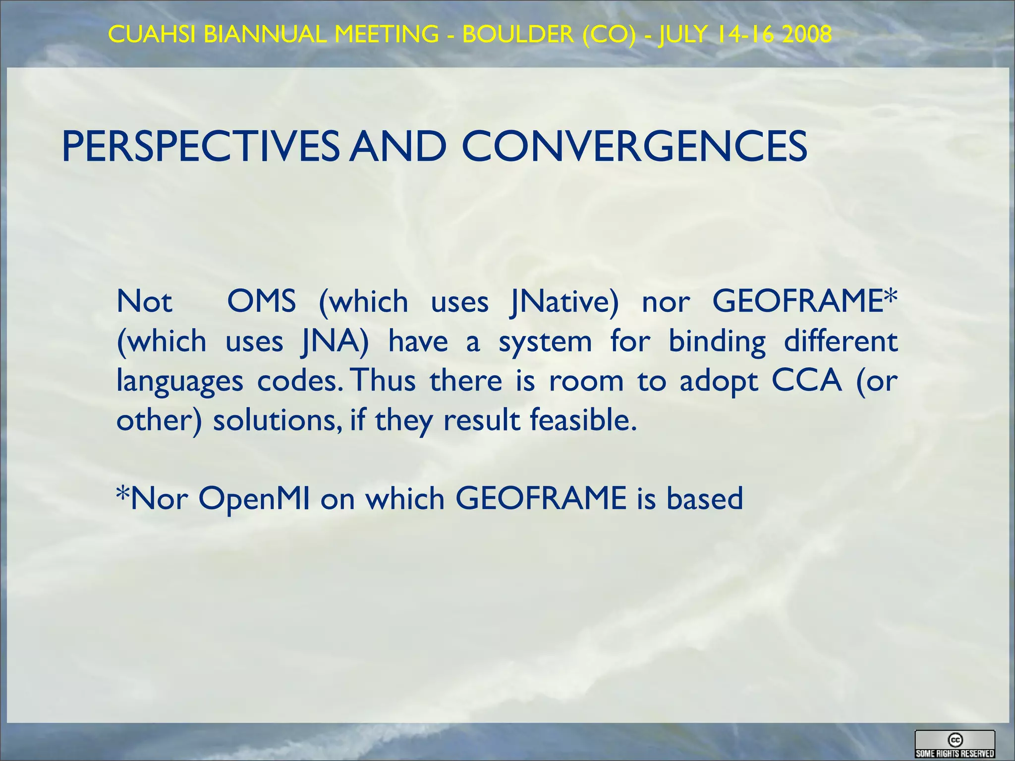 GEOFRAME: a system for doing hydrology by computer