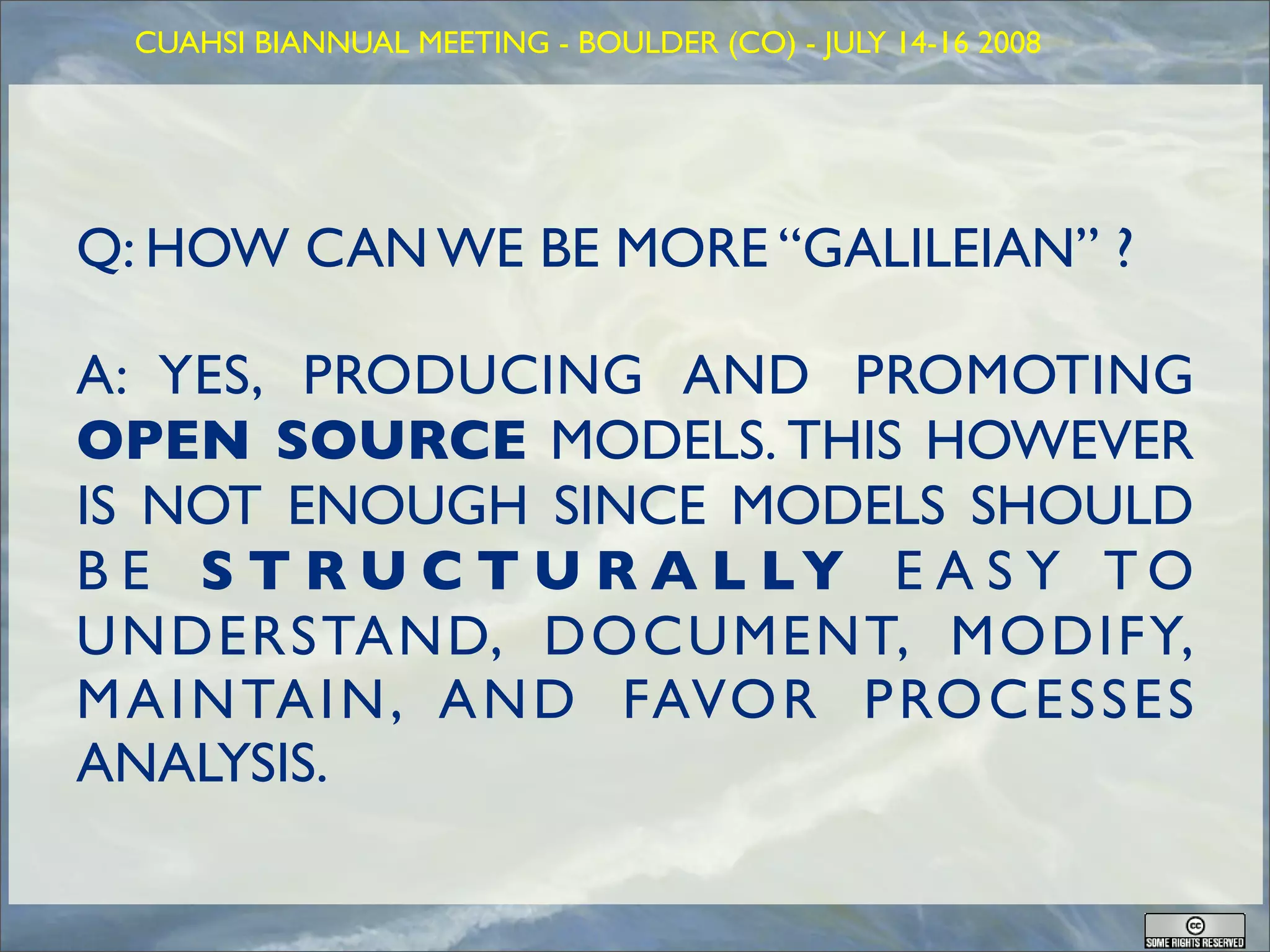 GEOFRAME: a system for doing hydrology by computer