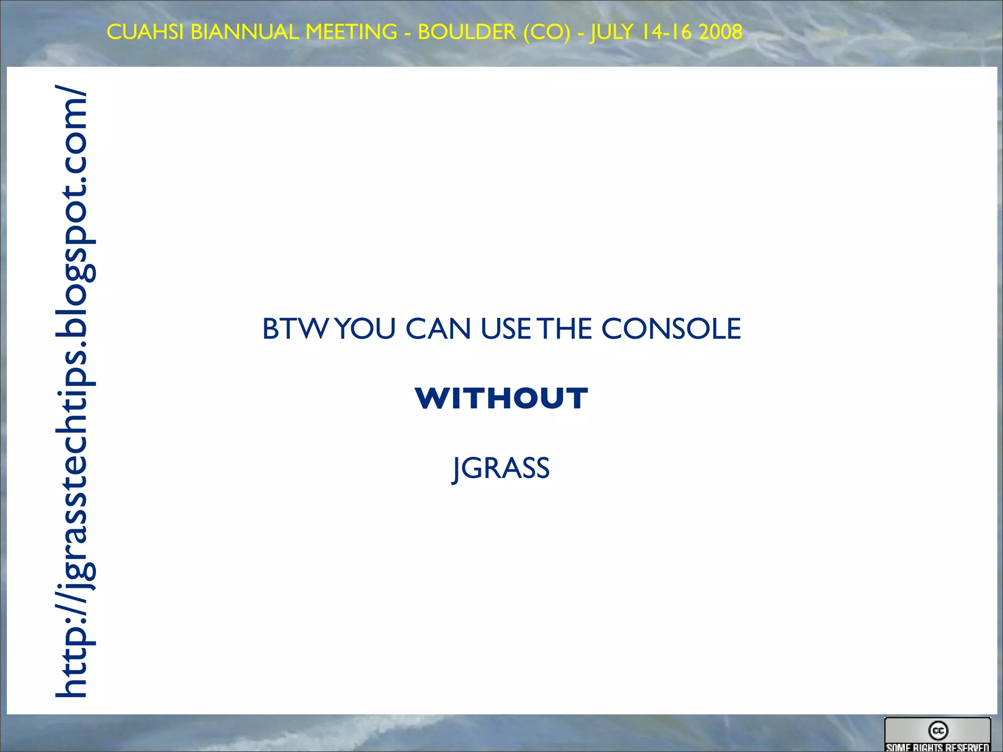 GEOFRAME: a system for doing hydrology by computer