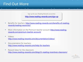 Reading Rewards Overview Presentation for Teachers | PPTX