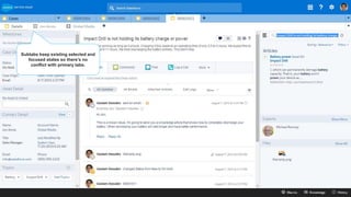 Subtabs keep existing selected and
focused states so there’s no
conflict with primary tabs.
 