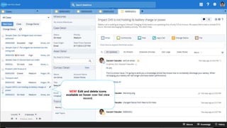 NEW! Edit and delete icons
available on hover over list view
record.
 