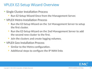 Vplex rr Installation and Setup document .pptx