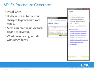 Vplex rr Installation and Setup document .pptx