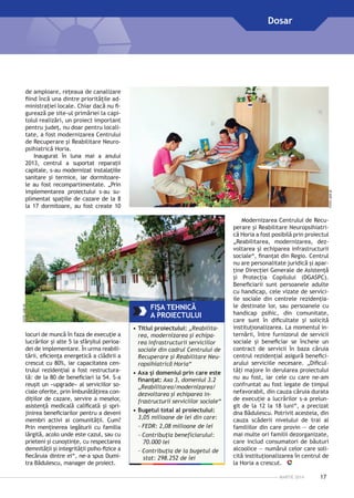 PROIECTE SOCIALE  PRIN REGIO- Revista nr. 26 