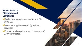 Taxation Issuances_ RR 4, 5, 24-2025.pptx