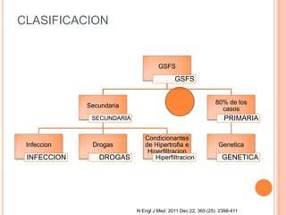 Gsfs Lg glomeruloesclerosis focal y segmentaria | PPTX