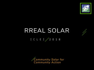 RREAL Community Solar for Community Action