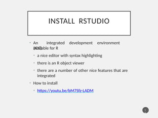 R Reference Comprehensive R Reference Card for Data Analysis and Programming | PPTX