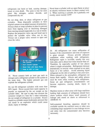 Refrigerant.service technique