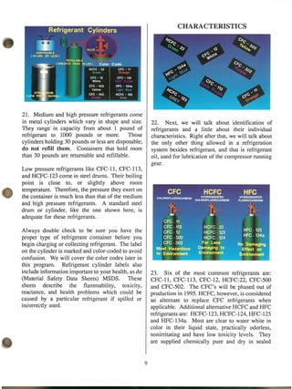 Refrigerant.service technique