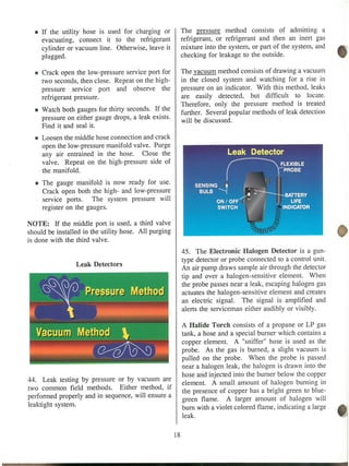 Refrigerant.service technique