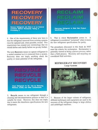 Refrigerant.service technique