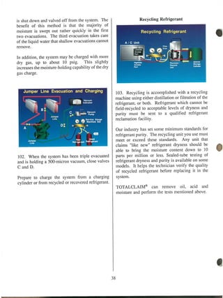 Refrigerant.service technique