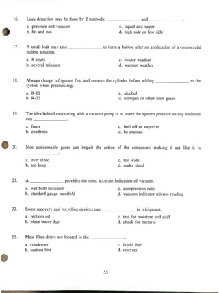Refrigerant.service technique