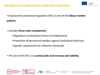How and why employment protection legislation impacts on temporary employment: a realist review 
