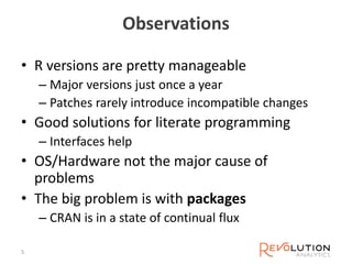R reproducibility | PPT