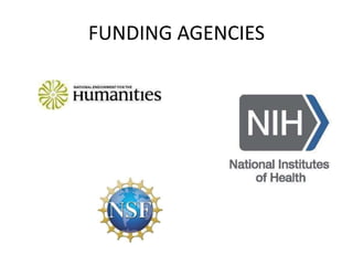 FUNDING AGENCIES
 