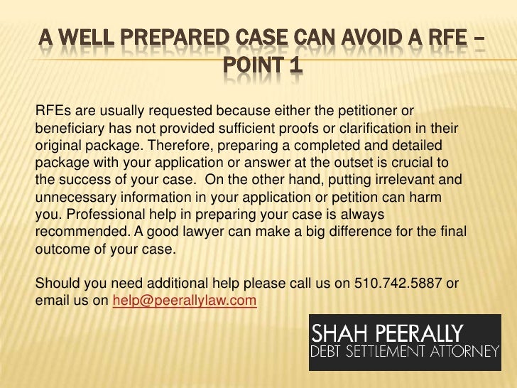 Rfe Presentation