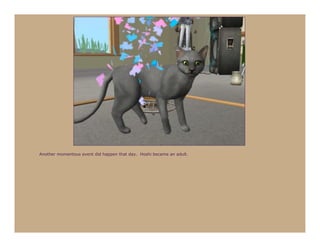 Another momentous event did happen that day. Hoshi became an adult.
 