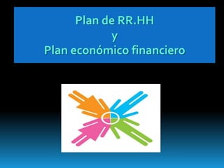 Plan de RR.HH
            y
Plan económico financiero
 