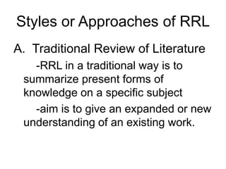 Rrl | PPT
