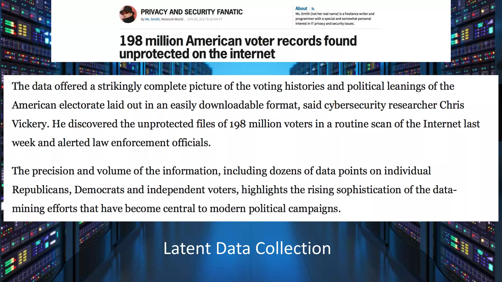 Latent Data Collection
 