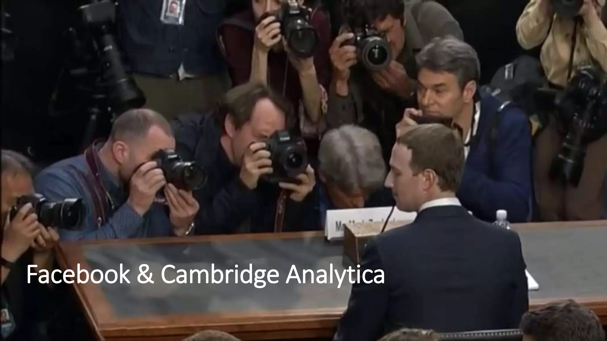 Facebook & Cambridge Analytica
 