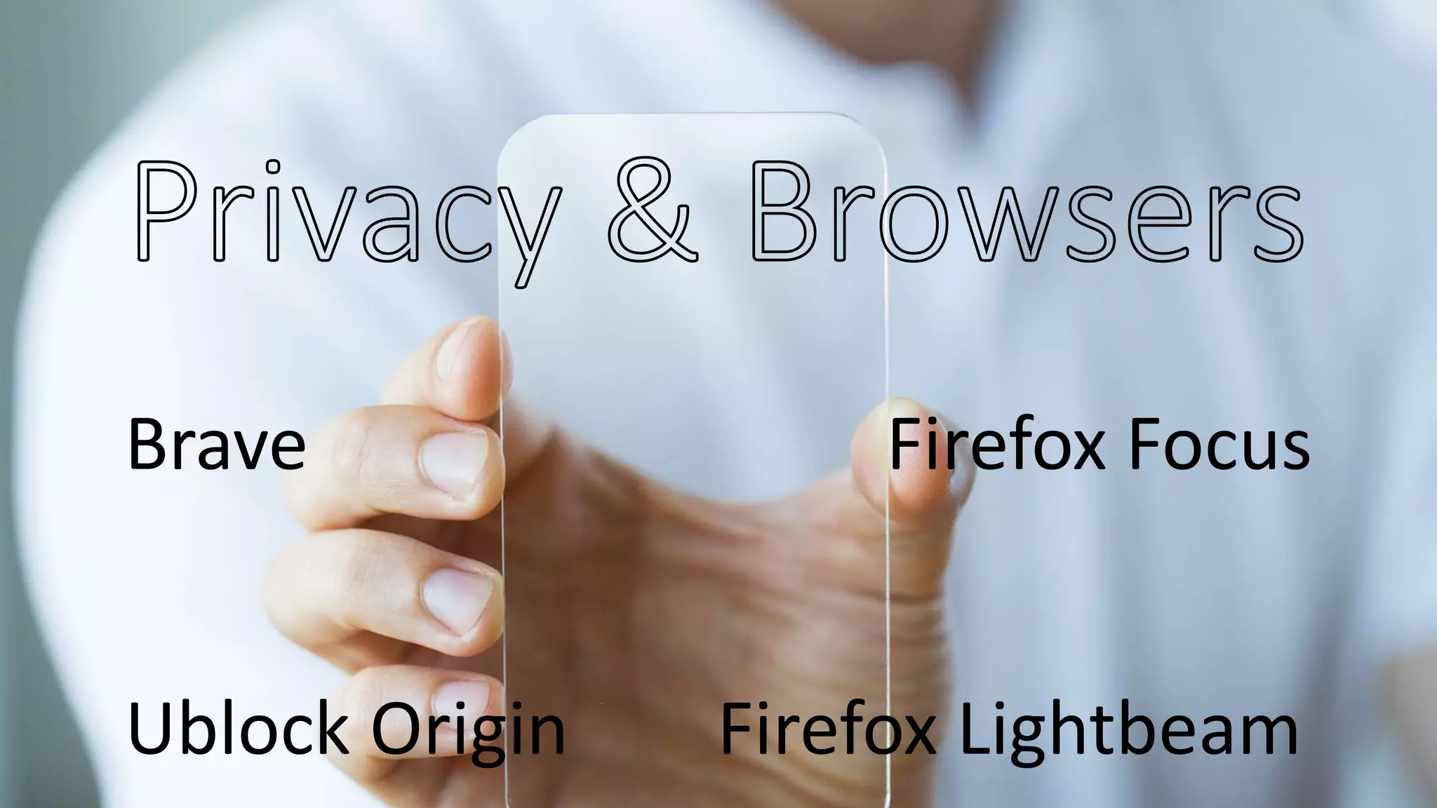 Firefox FocusBrave
Ublock Origin Firefox Lightbeam
 