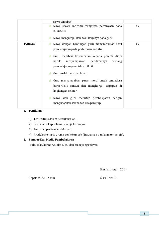 RPP PAI Kelas 3