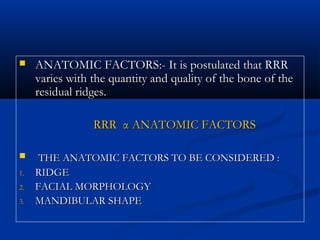 Systemic Factors For Rrr Rrr | PPT