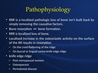 Systemic Factors For Rrr Residual ridge resorption powerpoint presentation | PPTX