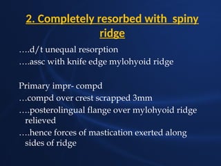 Residual ridge resorption powerpoint presentation | PPTX