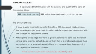Systemic Factors For Rrr residual ridge resoprtion in complete denture patients | PPTX