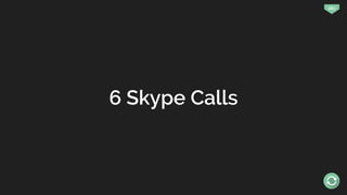 180
6 Skype Calls
 