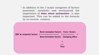 Systemic Factors For Rrr Rrrr (1).pptxppt of residual ridge resorption | PPTX