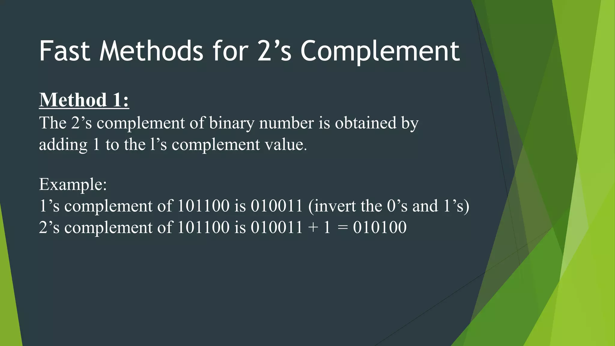 Complements of numbers | PPTX